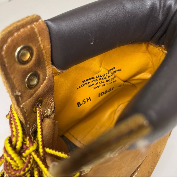 Timberland Men’s Leather Work Boots - Picture 7 of 8